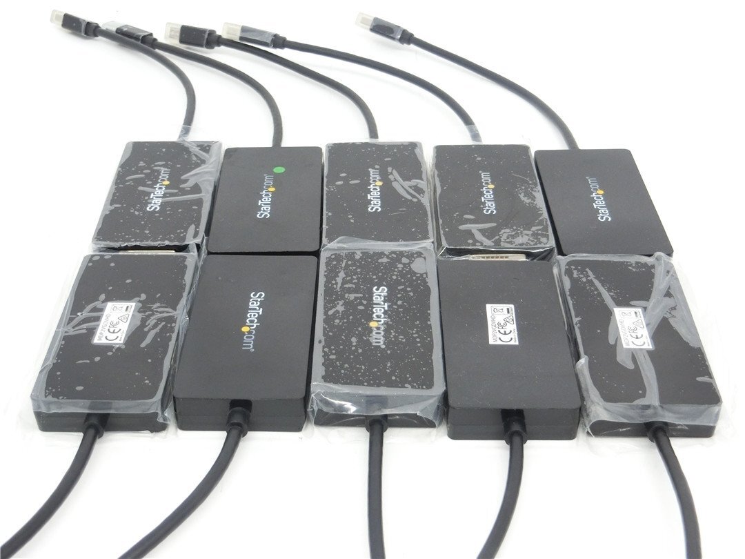 中古　 StarTech.com MDP2VGDVHD Mini DisplayPort変換アダプター VGA/ DVI/ HDMI　　10個まとめ売り　送料無料