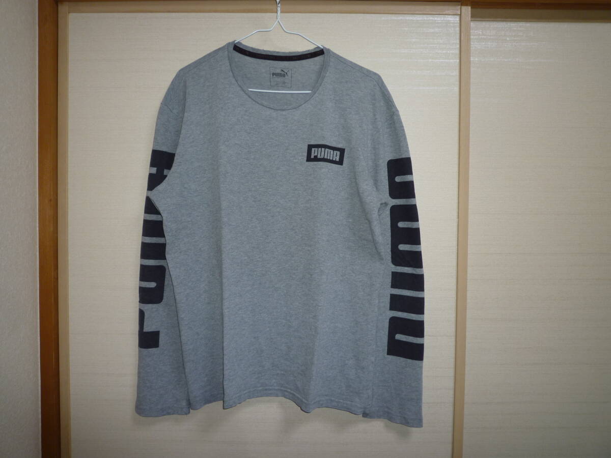 プーマ 長袖Tシャツ グレー Sサイズ
