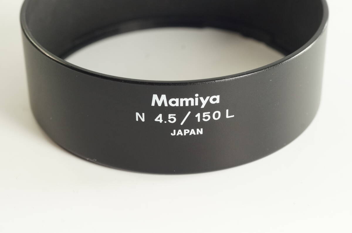 影IG【キレイ】Mamiya G 4.5／150 L マミヤ6 G150mm F4.5用 レンズフード
