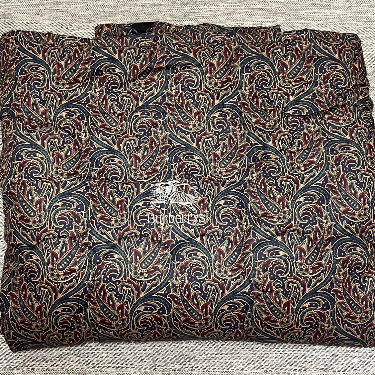 美品未使用タグ付き　Burberrys バーバリー　羽毛掛布とん　キルティング製　150×200cm ウール　西川産業