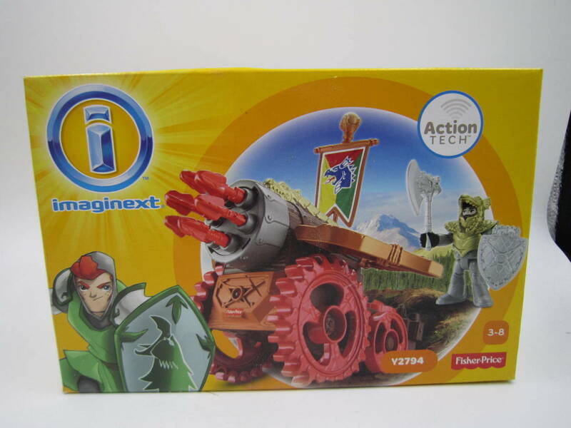 即決 新品 未開封 フィッシャープライス Fisher Price イマジネクト Imaginext 攻城兵器 & ミニフィギュア セット D