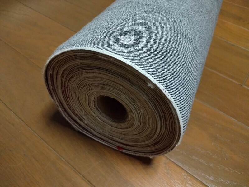 産地 岡山県 井原デニム コットン100% インディゴセルヴィッチデニム 81cm幅 11oz 17m巻 生地 日本製 国産 倉敷 YSA710-3