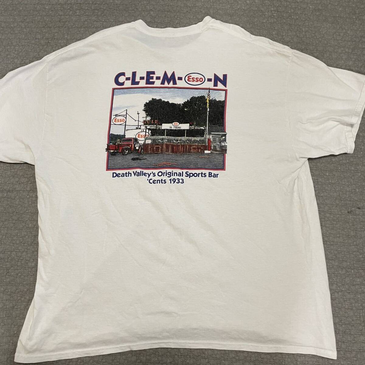 ESSO エッソ　 tシャツ XL ガソリン　バイク　車　アメ車　企業