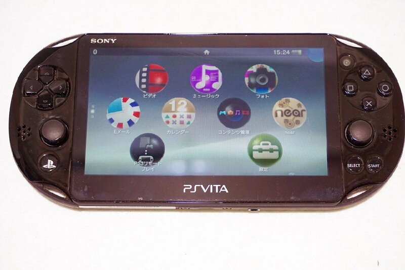 【質Banana】ジャンク品!SONY/ソニー PCH-2000 プレイステーションVITA PSVITA ブラック スティック不良 現状渡し♪.。.:*・゜