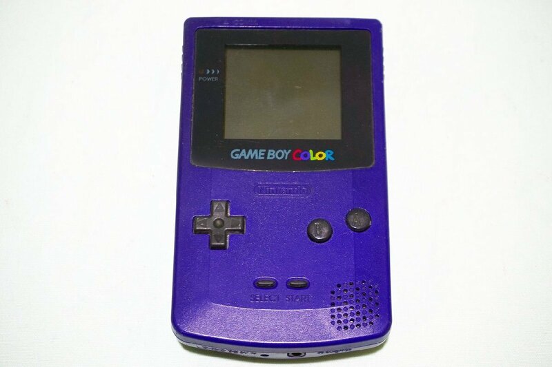 【質Banana】中古通電確認済み品!! Nintendo/任天堂 CGB-001 GAMEBOY/ゲームボーイCOLOR パープル ♪