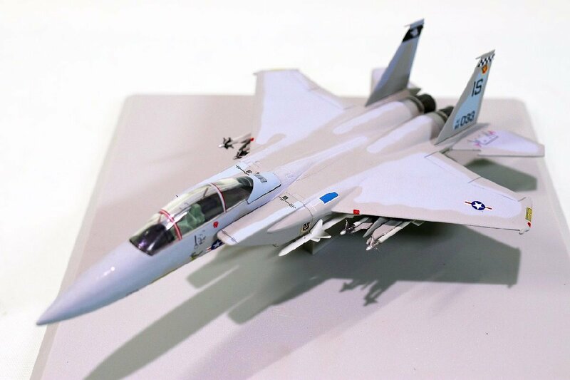 【質Banana】METAL ARMOUR COLLECTION F-15 Eagle U.S. Air Force art.5100 ミニ航空機 1：100 模型戦闘機♪