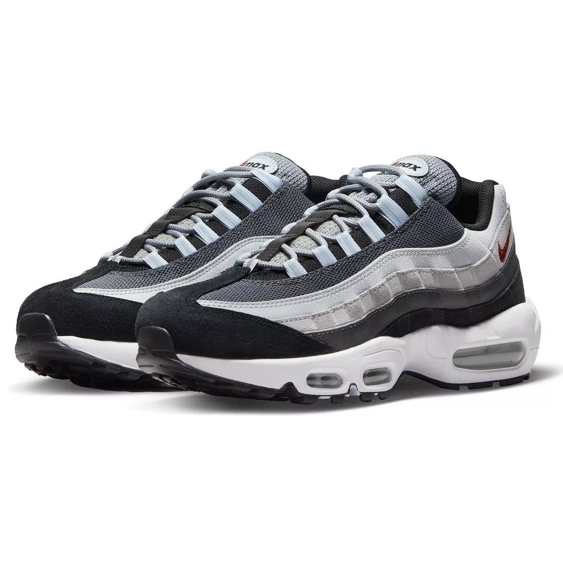☆NIKE AIR MAX 95 濃灰/薄灰/黒/赤茶 30.0cm ナイキ エア マックス 95 DM0011-011