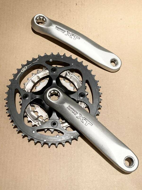 シマノ XT アルミ中空クランクセット FC-M751 170mm 44-32-22T 送料520円 Hollowtech MTB SHIMANO ホローテック オクタリンク 