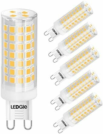 LEDGLE G9口金 LED電球 調光可(範囲1％-100％) 8W 110V 電球色3000K ハロゲン電球80W相当 700