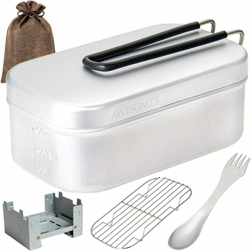 (キャンパー) メスティン 飯盒 2合 炊き アウトドア キャンプ 用品 ソロキャンプ 飯ごう はんごう 炊飯 アルミ クッカー