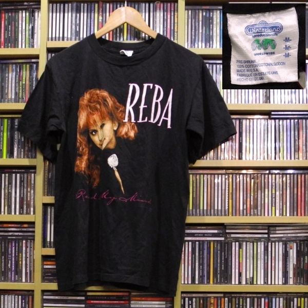 Reba Mcentire リーバ マッキンタイア Read My Mind 90's 1994年 オリジナル オフィシャル オールド ビンテージ Tシャツ 黒 M