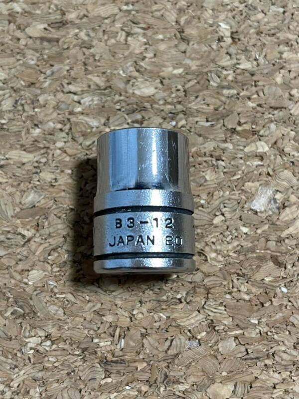 KTC B3-12 9.5sq ソケット 六角 12mm