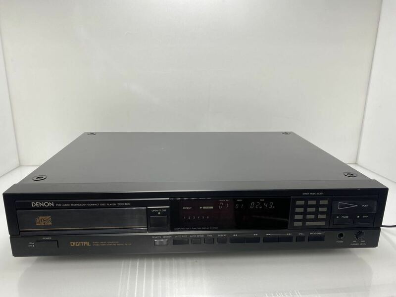 H1-2-070401 動作品　デノン DENON☆CDプレーヤーデッキ☆DCD-800 