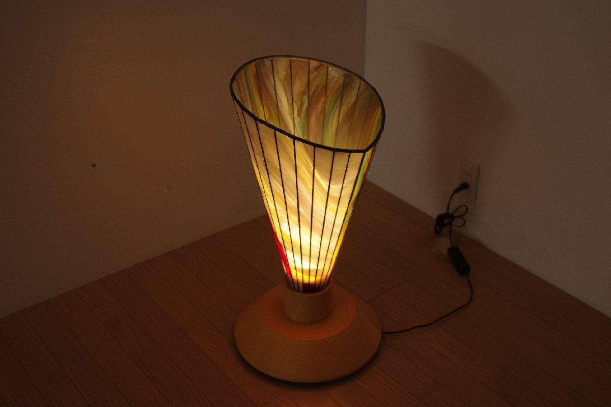 MATSUSO 松創 フロアスタンド ギャラクシー 間接照明 スタンドライト リビング 和室 ステンドグラス風 Φ33.5cm 新品48万 A