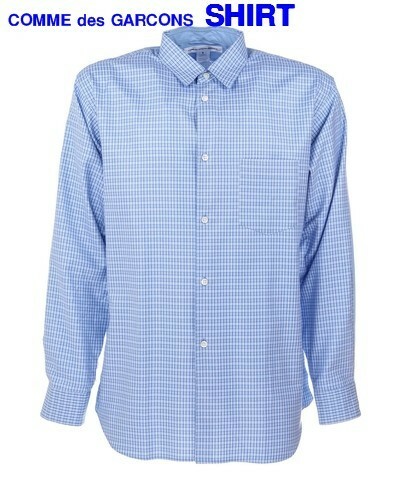 XL【COMME des GARCONS SHIRT Check Shirt LIGHT BLUE コム デ ギャルソン シャツ チェックシャツ 長袖シャツ S26040 ライトブルー】