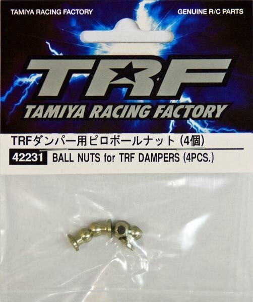 送料220円 タミヤ TRFダンパー用ピロボールナット #42231