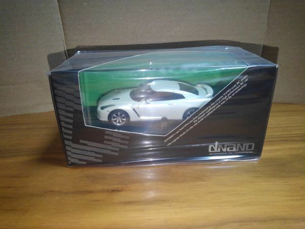 新品未開封 dnano 京商ASC FX-101MM NISSAN GT-R ホワイトパール DNX404W