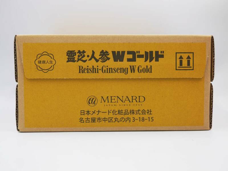 【未開封】MENARD メナード 霊芝・人参Wゴールド ドリンク 50ml 30本 1箱 エネルギー全開 やる気爆発 [16099-dffj]