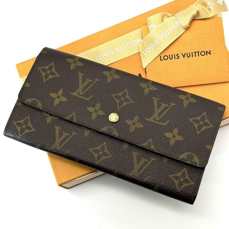 超美品 ルイヴィトン モノグラム ポシェット ポルト モネ クレディ 長財布 M61723 ユニセックス LOUIS VUITTON （ ポルトフォイユ サラ ）