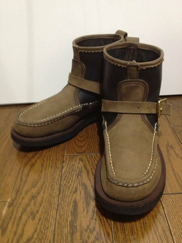 RUSSELL MOCCASIN ラッセルモカシンKnock About ノックアバウト ベルト付き　2トーン8E