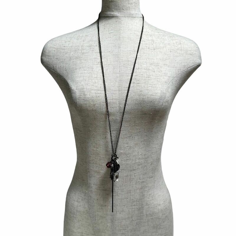 Japanese Label Y2K necklace 14th addiction share spirit ifsixwasnine kmrii lgb goa gunda obelisk grunge TORNADO MART 00's