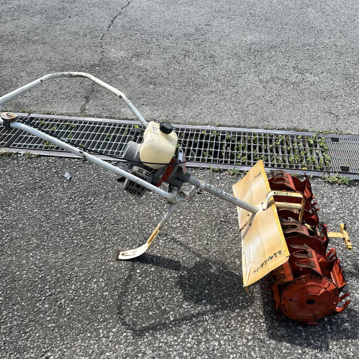共立 耕うん機 PC-351E 3条 除草 水田 田んぼ 雑草 条間 条耕 耕うん 除草 撹拌 草刈り機 歩行型 エンジン始動/ジャンク直引きのみ 群馬県