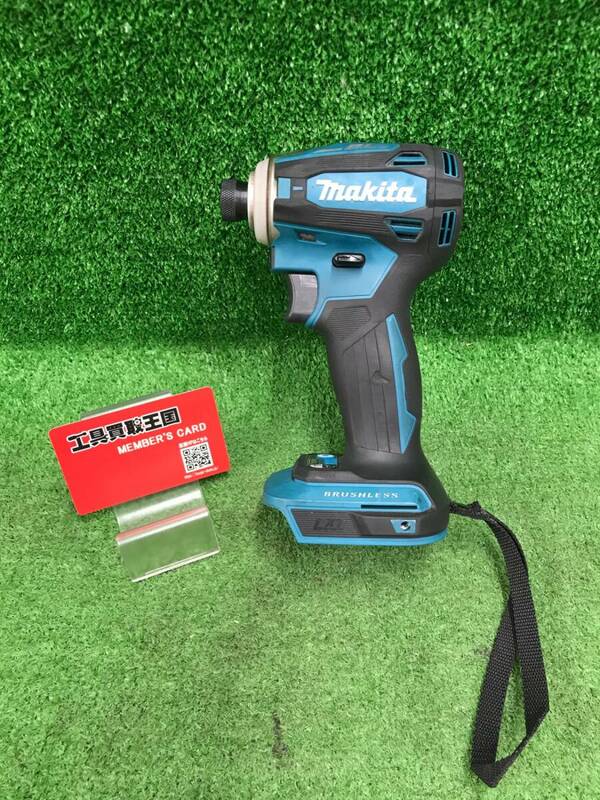 【ジャンク品】makita(マキタ) 18v充電式インパクトドライバ 青 (本体のみ) TD172DZ　ITYSGL30XVVS