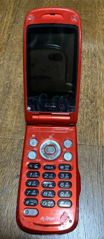 NTT docomo FOMA SH900i Red by Sharp《希少》 モックではなく本物です。 