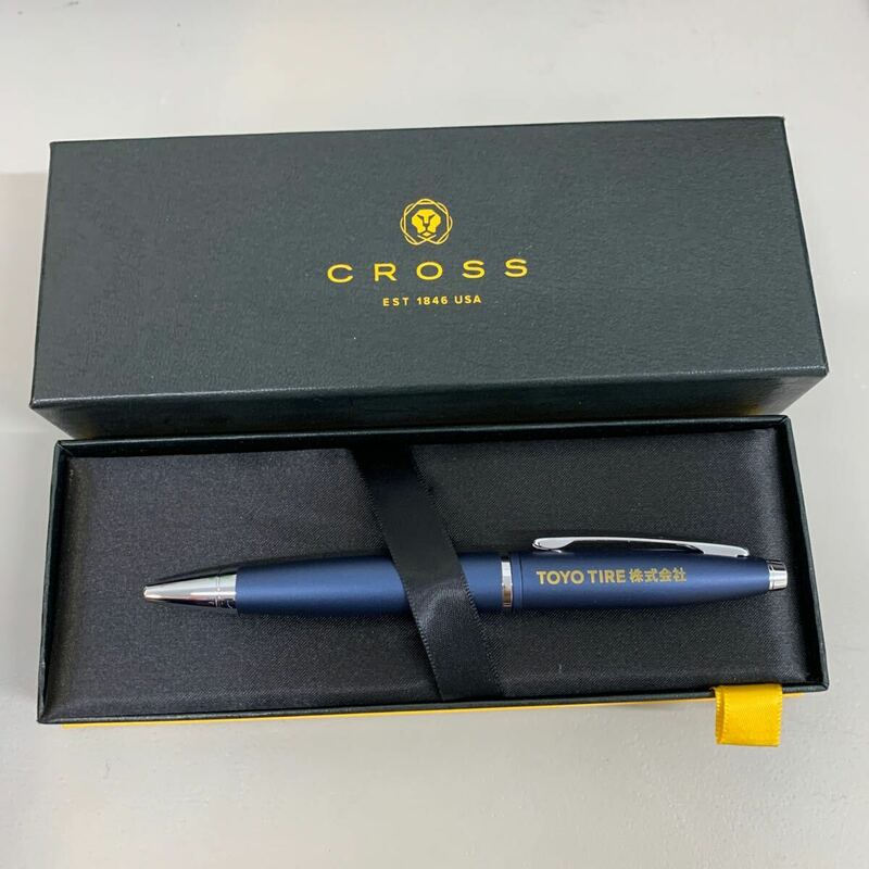 CROSS ボールペン 企業記名あり　箱付 クロス ノック式 