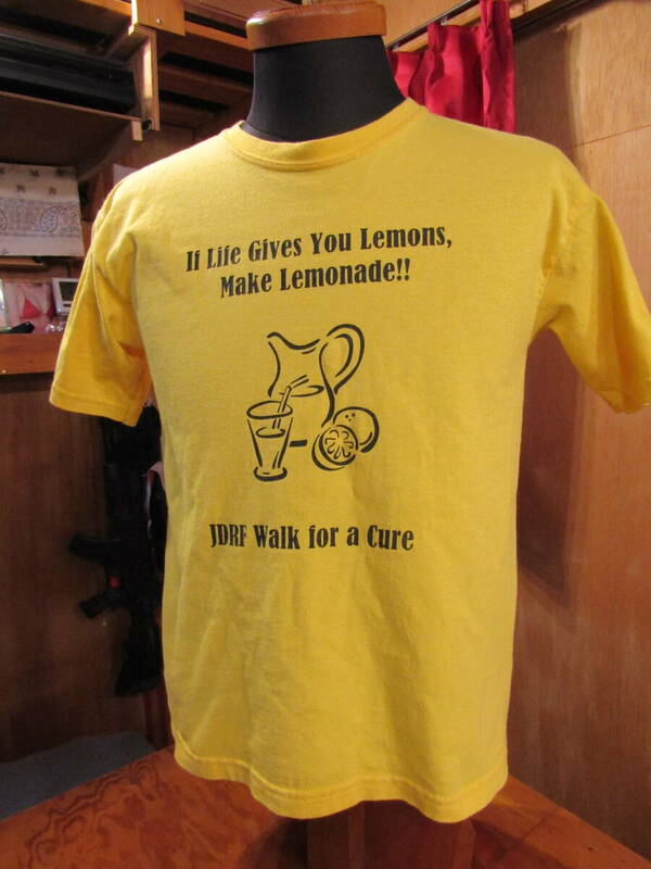 ＵＳＥＤプリントＴシャツ⑱ＧＩＬＤＡＮ　Make　Lemonade！！
