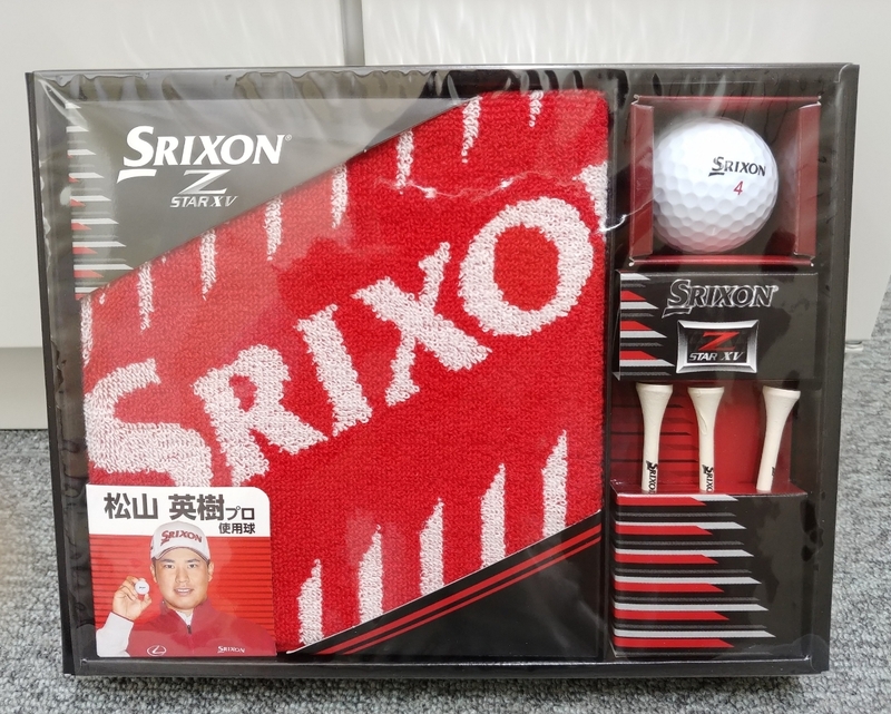 SRIXON スリクソン　タオル&ボール&ティー3点セットギフトゴルフ用 新品未使用
