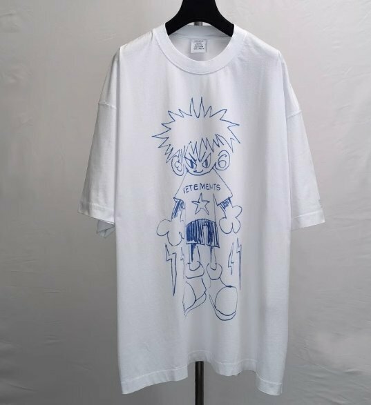 VETEMENTS ヴェトモン トップス Tシャツ メンズ ストリート ユニセックス カジュアル ホワイト　xs-m