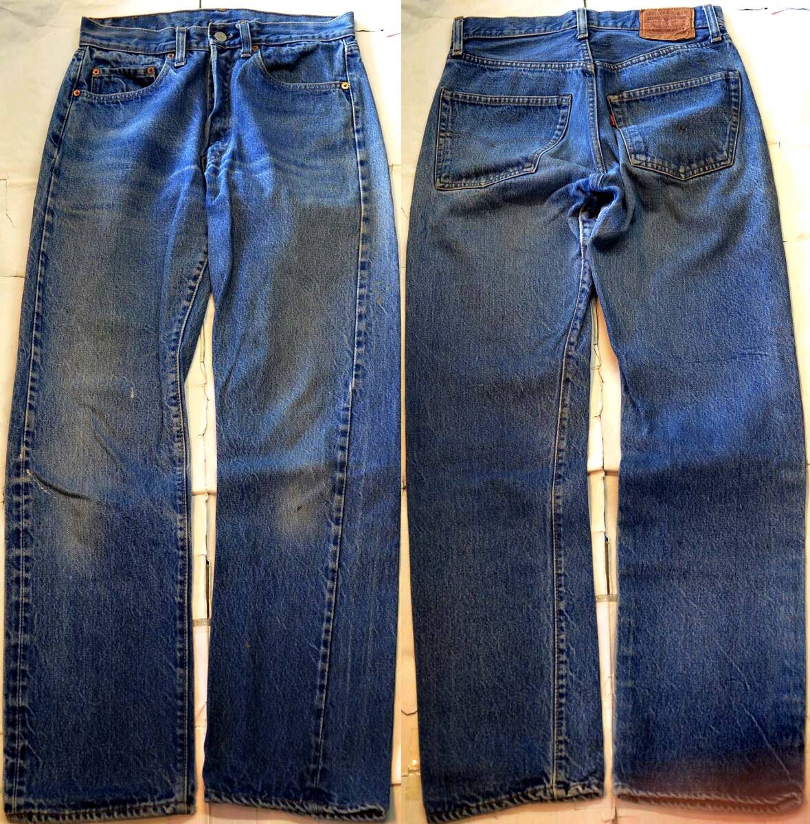 D15/LEVIS501 66後期 ヴィンテージ グッドサイズ　ヒゲ！極上！‘79.2