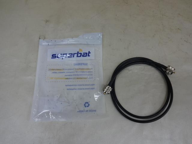◆美品◆superbat◆MP-MP 同軸ケーブル◆両端M型◆RG-58A/U◆87