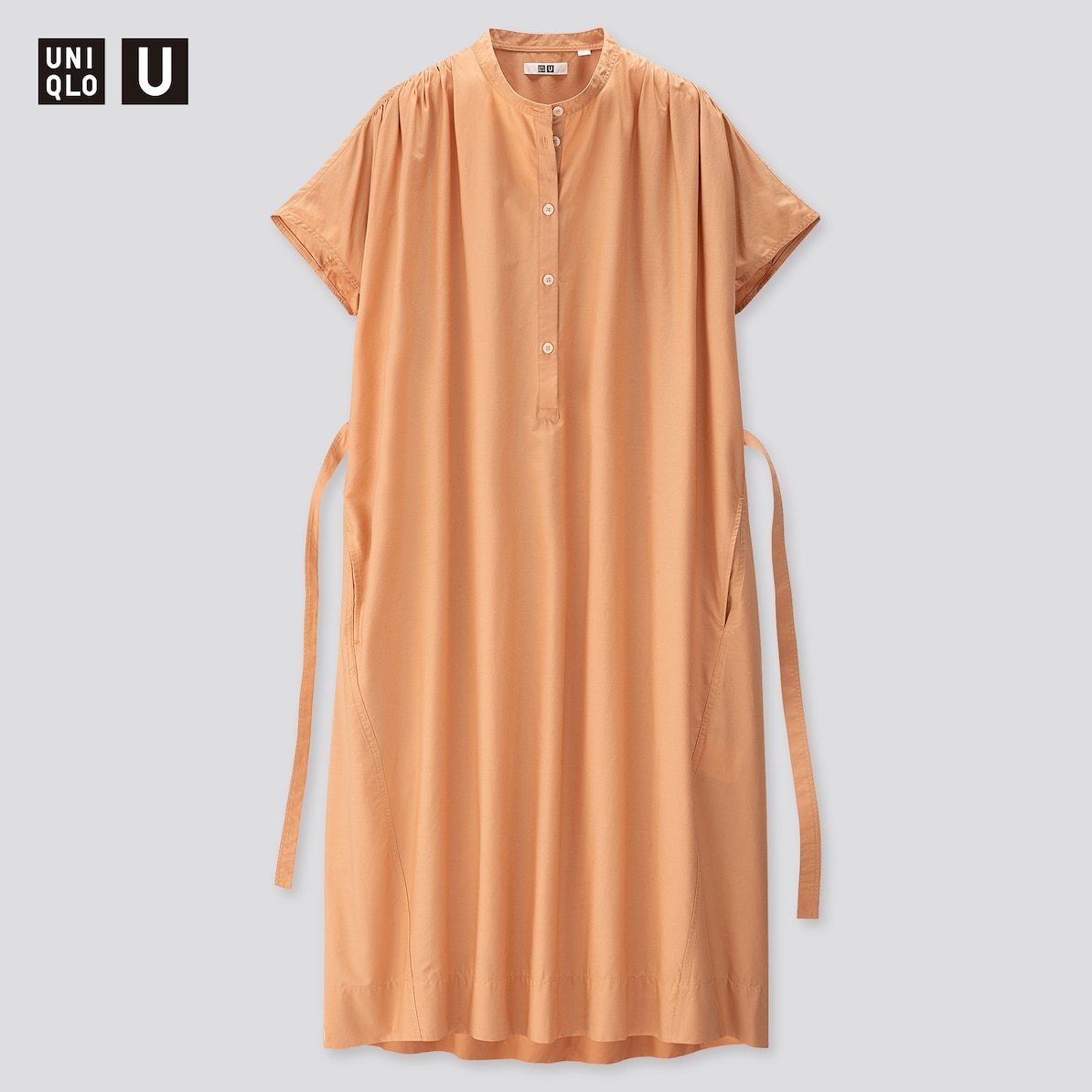 【新品・XXL・オレンジ】ユニクロ×ルメール Uniqlo U ユニクロユー パラシュートワンピース 革新的な素材づかいと今の空気を感じさせる