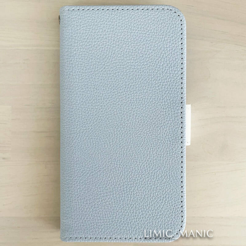iPhone 13 / 14 手帳型 ケース スマホケース カードケース カラフル レザー調 ライトブルー 水色 アイフォン