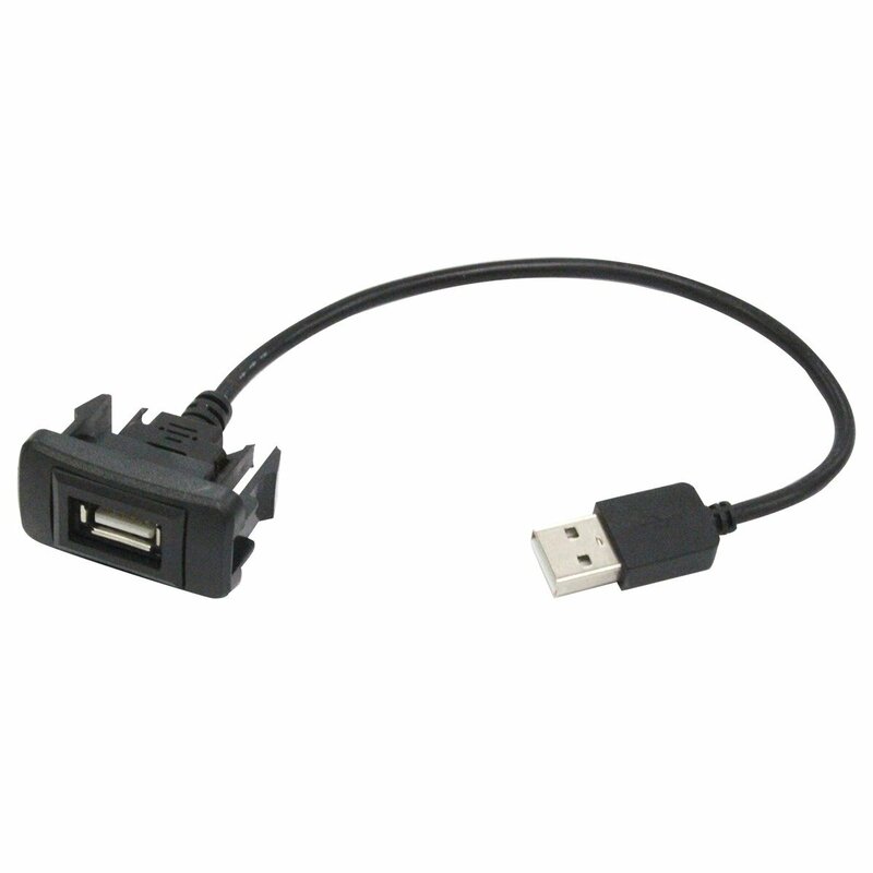 『トヨタBタイプ』 Will VS NZE/ZZE120系 H13.4～H16.4 純正風♪ USB接続通信パネル 配線付 USB1ポート 埋め込み 増設USBケーブル 2.1A 12V