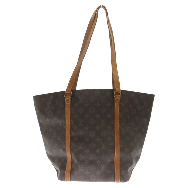 LOUIS VUITTON ルイヴィトン モノグラム キャンバス サックショッピング ショルダーバッグ M51109 ブラウン