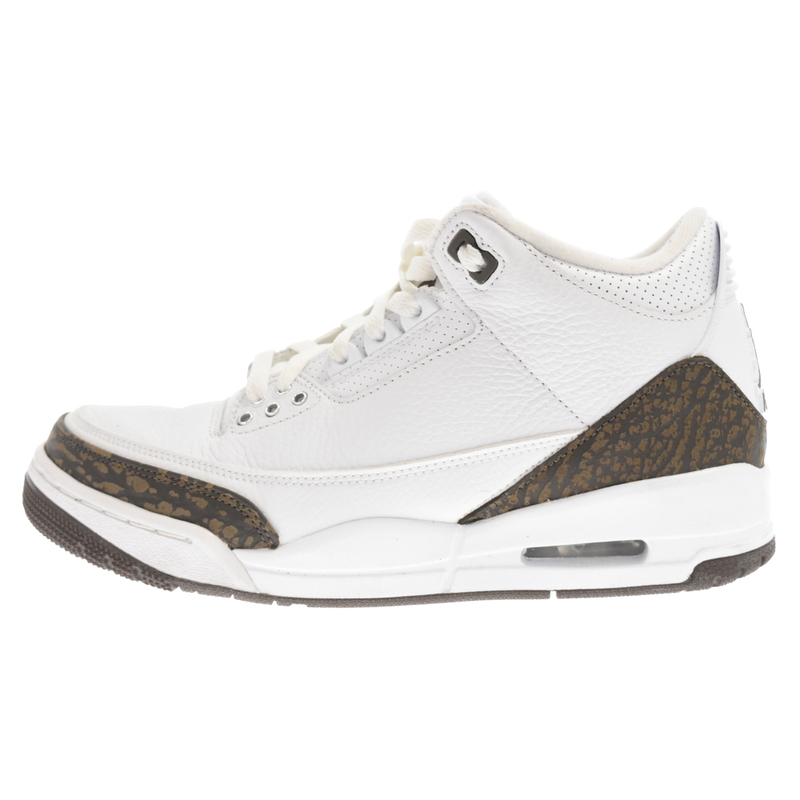 NIKE ナイキ AIR JORDAN 3 RETRO MOCHA 136064-122 エアジョーダン 3 モカ ローカットスニーカー ホワイト/ブラウン US7.5/25.5cm