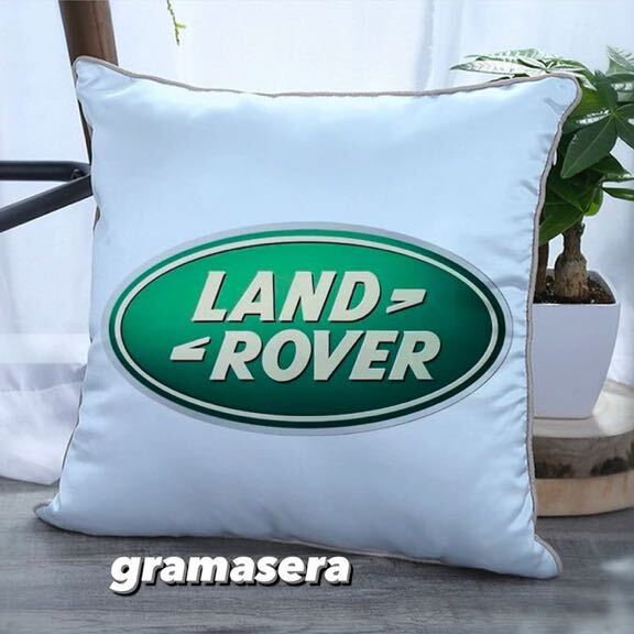 ★希少★ランドローバー　クッション 高品質　ロゴクッション