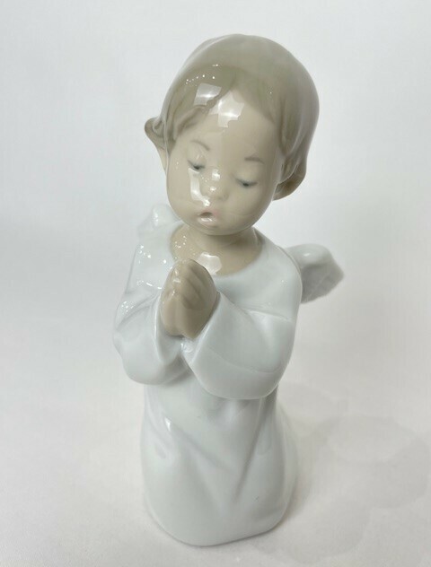 Lladro リヤドロ 天使の祈り ANGEL ORANDO 置物 陶器人形 195.96g