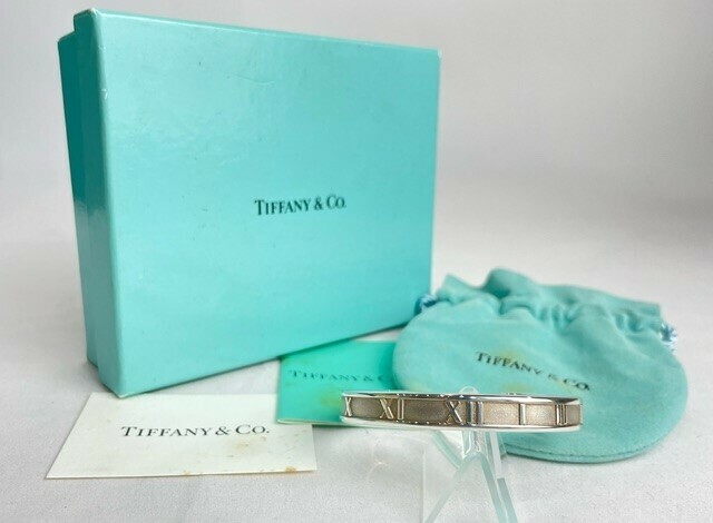 TIFFANY＆Co. ティファニー バングル アトラス カフ オープンバングル SV 925 22.14g