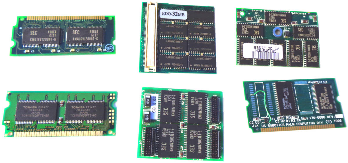 新古品 メモリー 各種 いずれか　EDO 32MB他