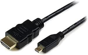StarTech.com イーサネット対応ハイスピードHDMI - HDMI Micro変換ケーブル 2m HDMI(タイプA