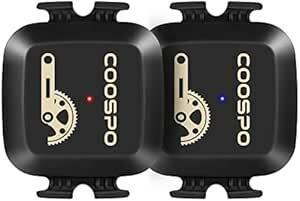 CooSpo ケイデンススピードセンサー ANT+ Bluetooth 4.0対応接続 自転車コンピュータ用 バイクアクセサリ