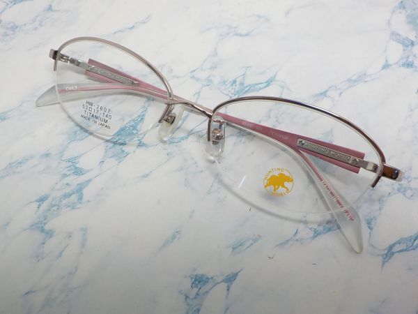 HUNTING WORLD ハンティングワールド メガネ HW-2607 53口17-140 1 日本製