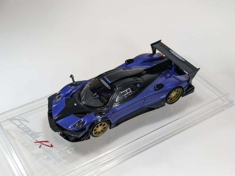 1/64 CM MODEL Pagani パガーニ Zonda ゾンダ Revolucion レボリューション Blue Carbon ブルーカーボン 香港トイカーサロン限定