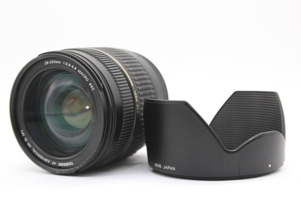 【返品保証】 タムロン Tamron AF XR Di 28-200mm F3.8-5.6 Macro フード付き ペンタックスマウント レンズ v3474