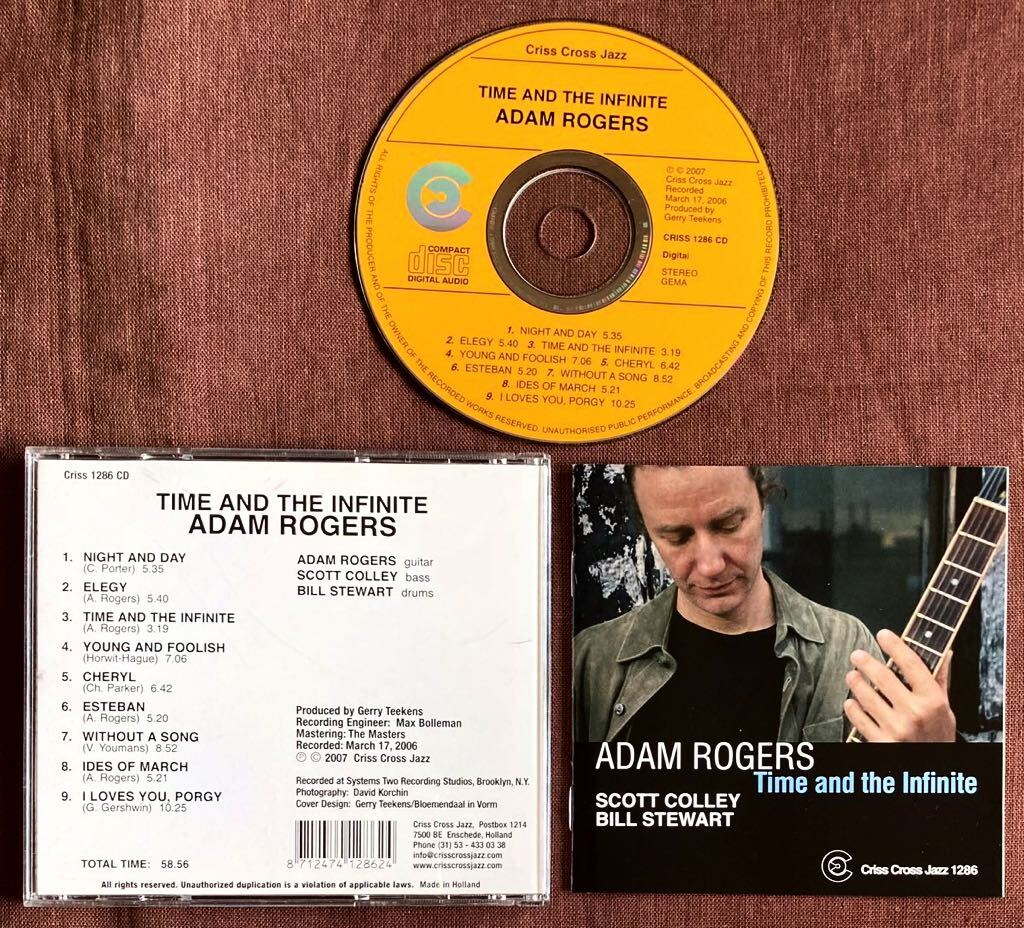 アダム・ロジャース/スコット・コーリー/ビル・スチュワート/ジャズ・ギター・トリオ/ADAM ROGERS/コンテンポラリー・ジャズ・ギター名手