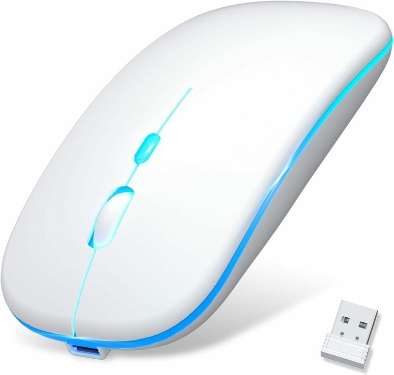 【１円オークション】極薄型モデル＆Type-C充電式】マウス 無線 Bluetooth5.2 ワイヤレスマウス 静音 瞬時接続 小型 高感度 AMT0141